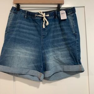 JJill denim shorts
